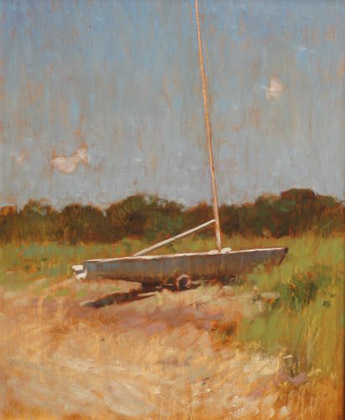 Single Sail Boat by Ben Fenske