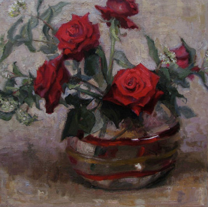 Red Roses by Melissa Franklin Sanchez