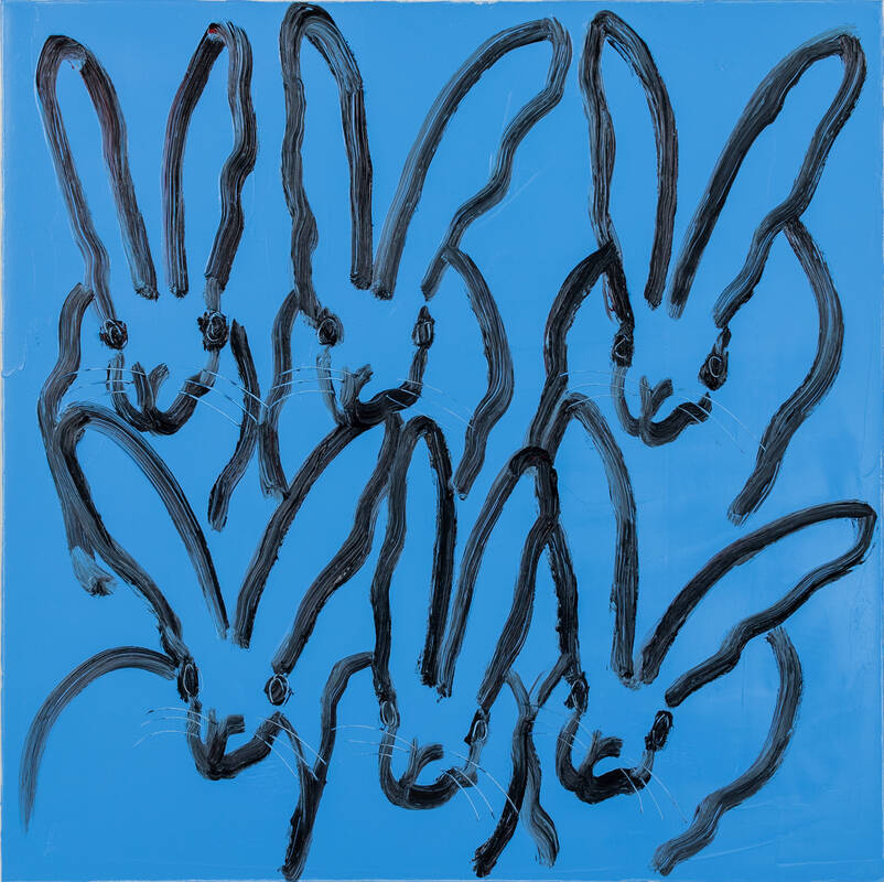Blues Again by Hunt Slonem