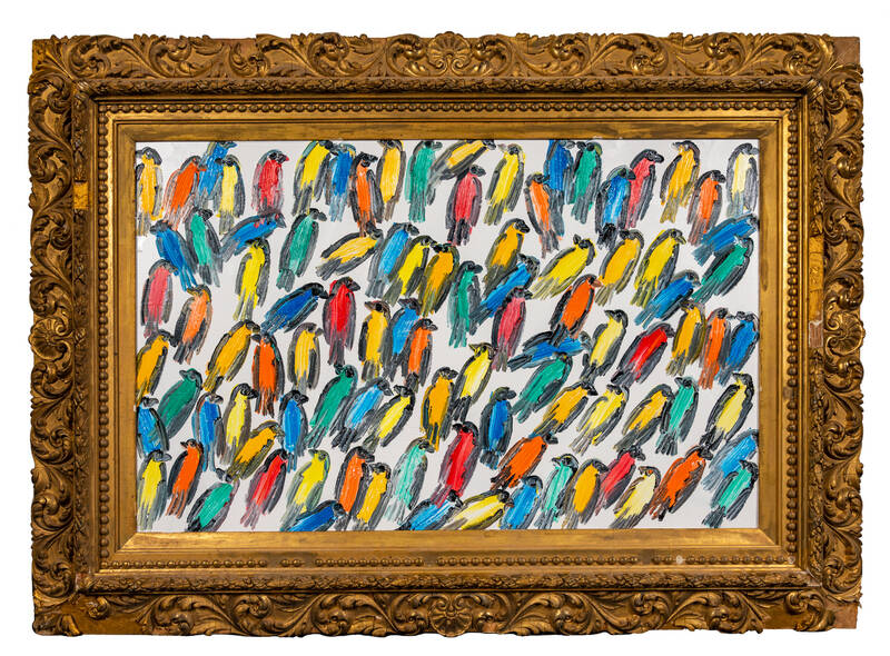 Finches Guilded A... by Hunt Slonem