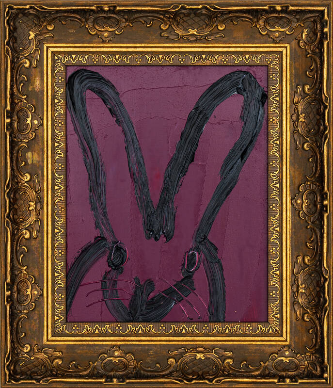 Magenta Bunny by Hunt Slonem