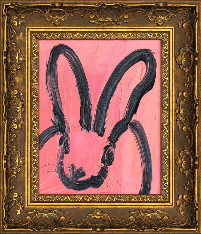 Pink Plant Bunny ... by Hunt Slonem