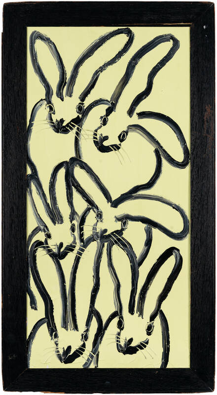 Yellow Hutch by Hunt Slonem