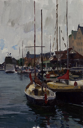 Sailboat at Berge... by Marc Dalessio