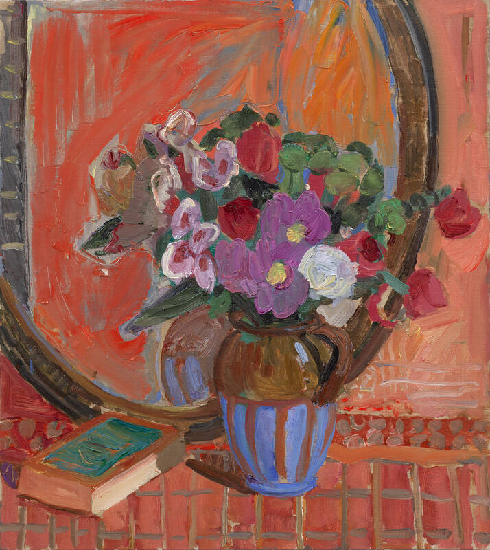 Bouquet and Book by Kelly Carmody