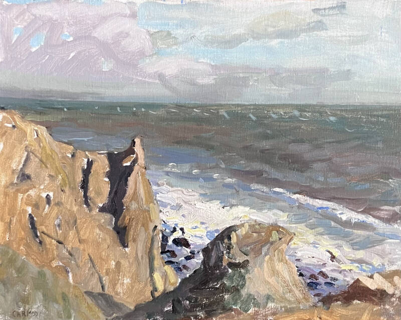 Montauk Cliffs by Kelly Carmody