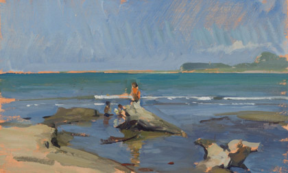 Kids on the Beach by Marc Dalessio