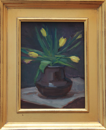 Yellow Tulips in ... by Maryann Lucas