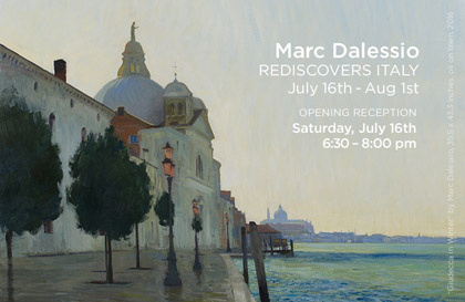Marc Dalessio Rediscovers Italy Exhibition