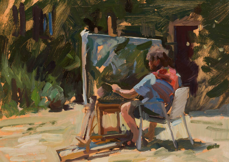 Ben Painting by Marc Dalessio