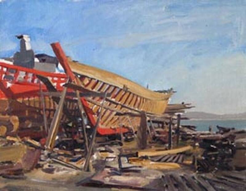 Boats in Construc... by Marc Dalessio