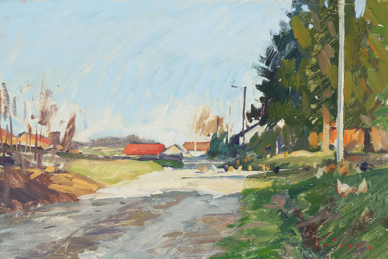 Chickens in a Roa... by Marc Dalessio