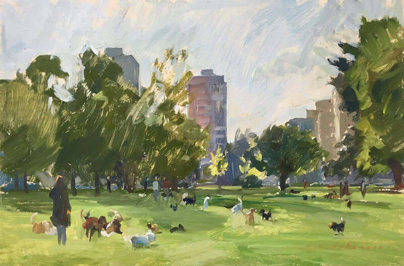 Dog Park, Zagreb by Marc Dalessio