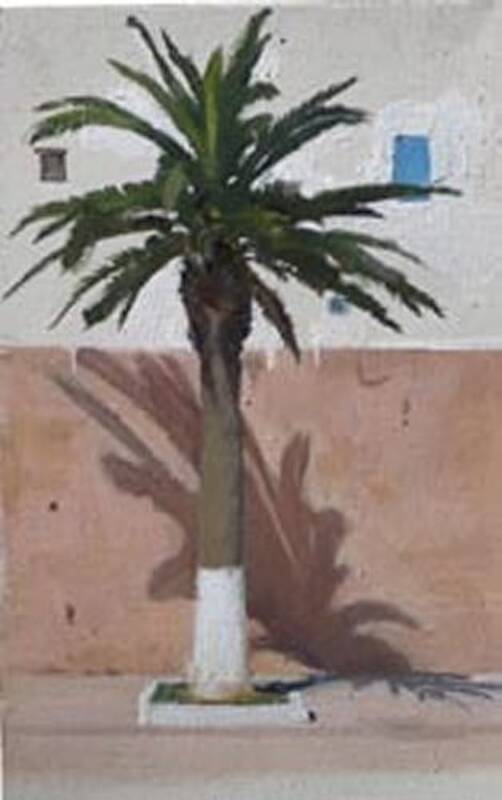 Palm Tree with Ol... by Marc Dalessio