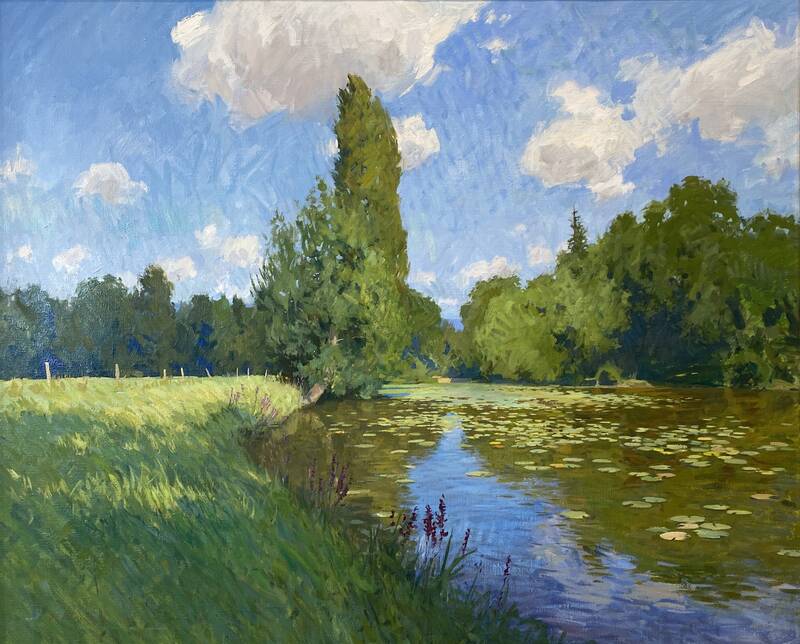 Pond Near Laon by Marc Dalessio