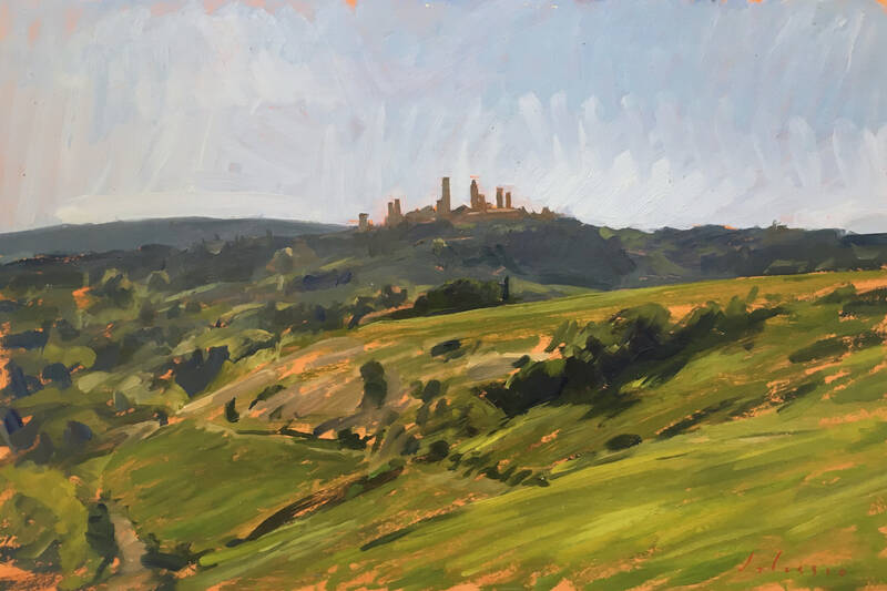 San Gimignano by Marc Dalessio