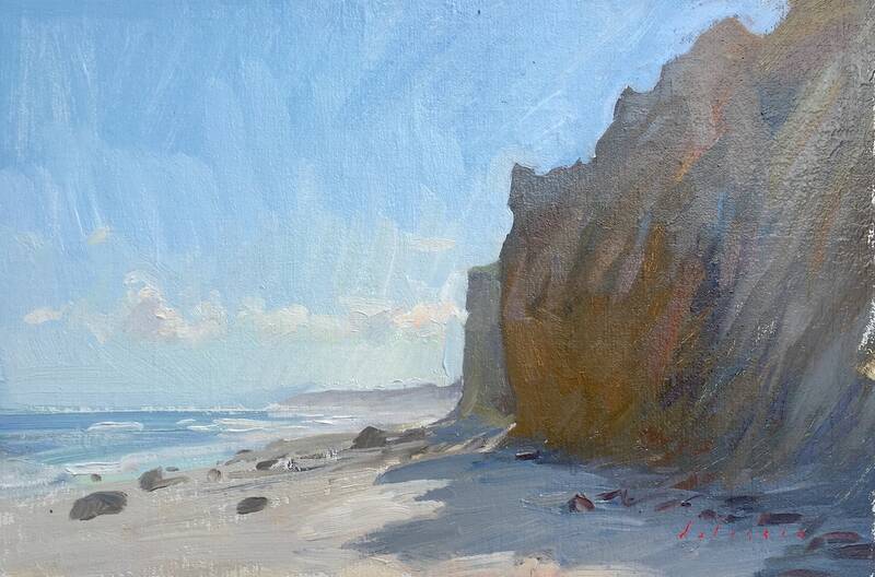 Shadmoor Cliffs by Marc Dalessio