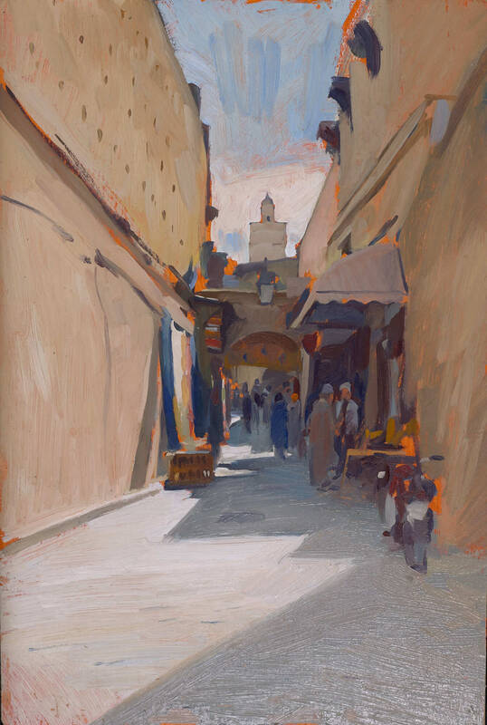 Street in Fez by Marc Dalessio
