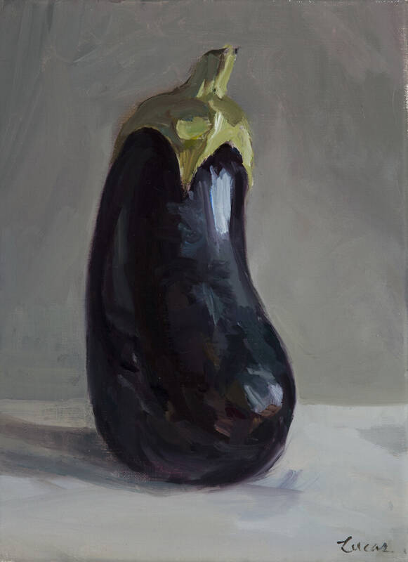Madame Eggplant by Maryann Lucas