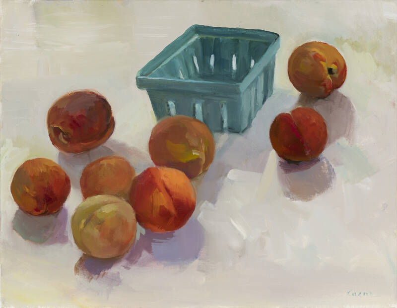Pint of Peaches by Maryann Lucas