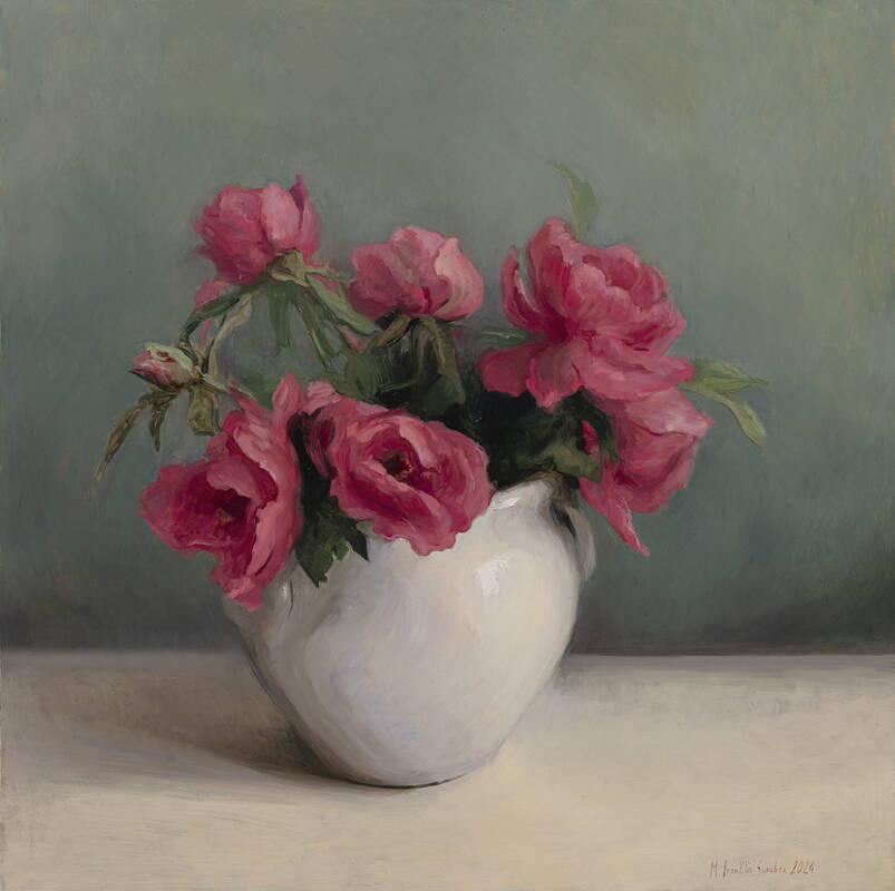 Garden Peonies by Melissa Franklin Sanchez