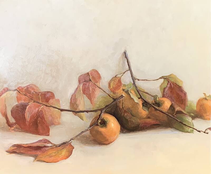 Persimmons by Melissa Franklin Sanchez