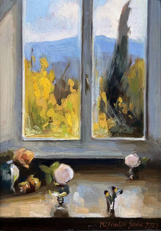 Studio in Novembe... by Melissa Franklin Sanchez