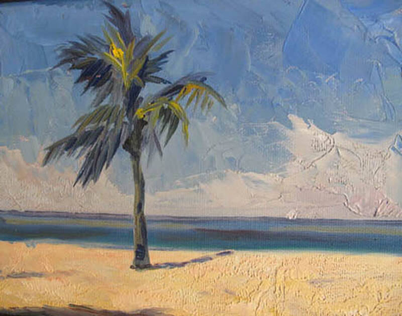Cable Beach Sketc... by Nelson  White