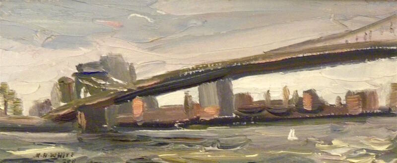 The Brooklyn Brid... by Nelson  White