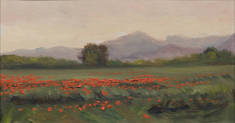 The Poppy Field by Nelson  White