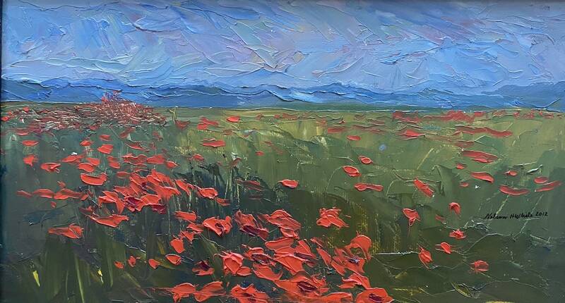 The Poppy Field a... by Nelson  White