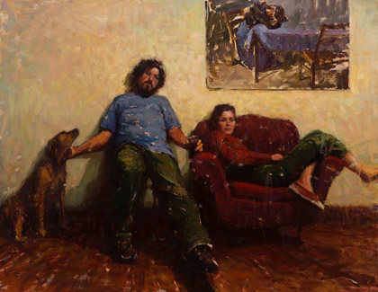 Painter Friend an... by Carl Bretzke