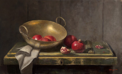 Pomegranates with... by Sarah Lamb