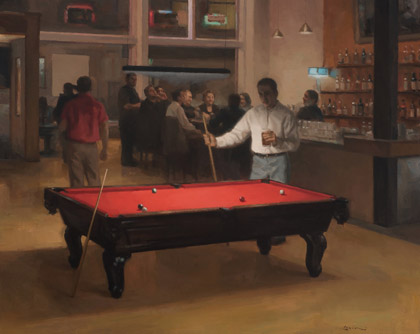 The Pool Hall by Steven Levin