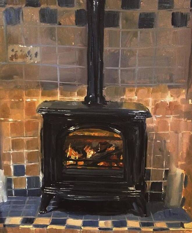 Cottage Stove by Rachel Personett