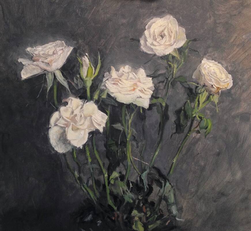 Little White Rose... by Rachel Personett