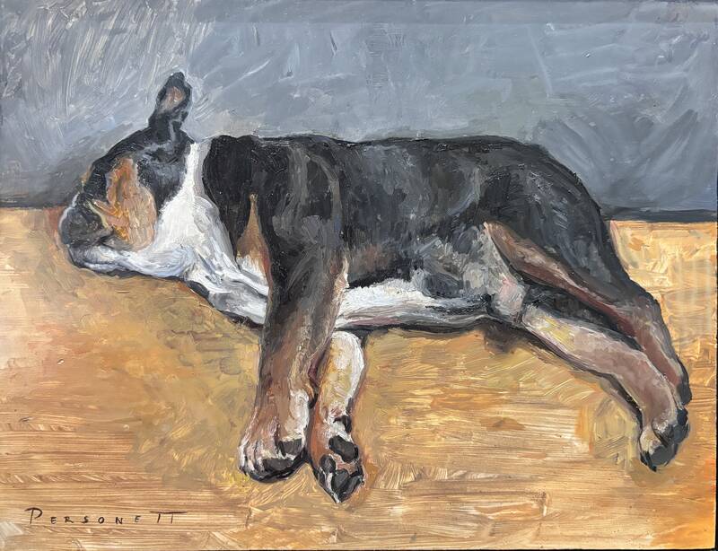 Sleeping Bulldog by Rachel Personett