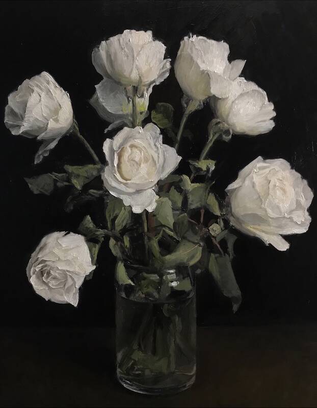 White Roses by Rachel Personett