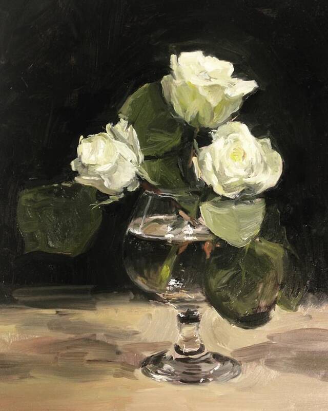 White Roses by Rachel Personett