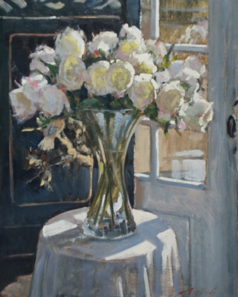 Peonies in Light by Paul Rafferty