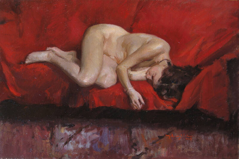 Sleeping Nude by Ramiro Sanchez