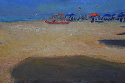 Beach Scene by Ramiro Sanchez