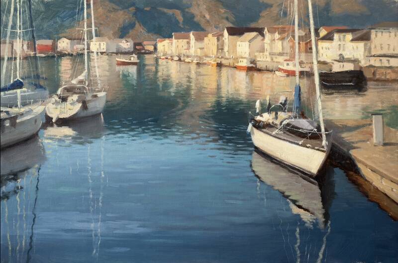Henningsvaer by Rolf Hellem
