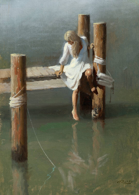 Summer's Dip by Rolf Hellem