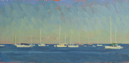 Sailboats in Fiji by Marc Dalessio