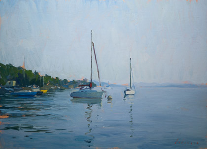 Sailboats on Lago... by Marc Dalessio