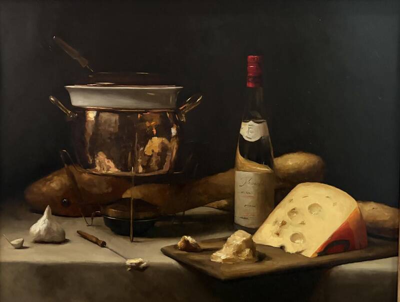 Alpine Fondue I by Sarah Lamb