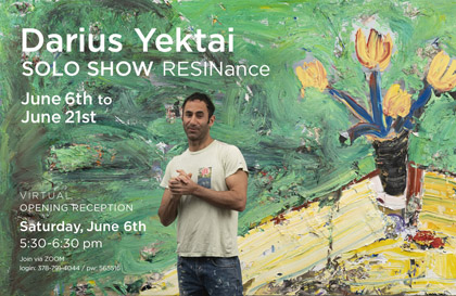 Darius Yektai Solo Show: Resinance Exhibition