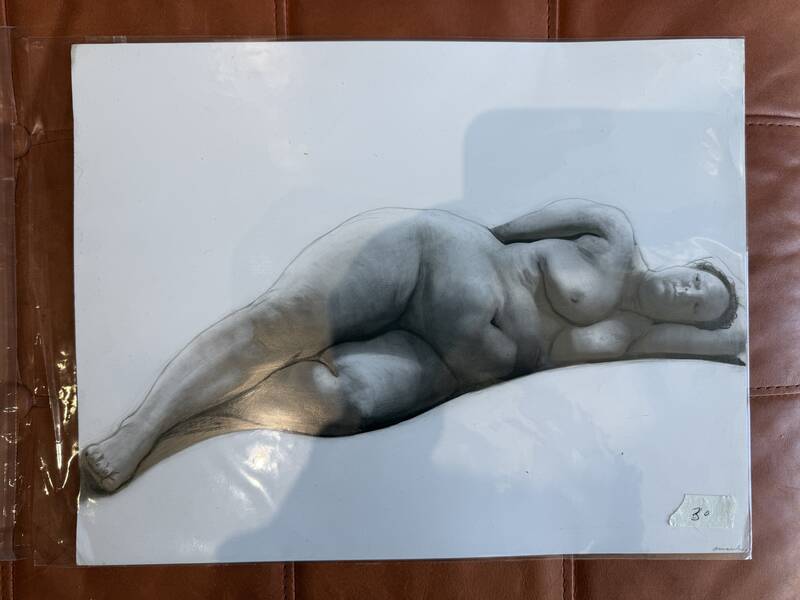 Reclining Figure ... by Steven Assael