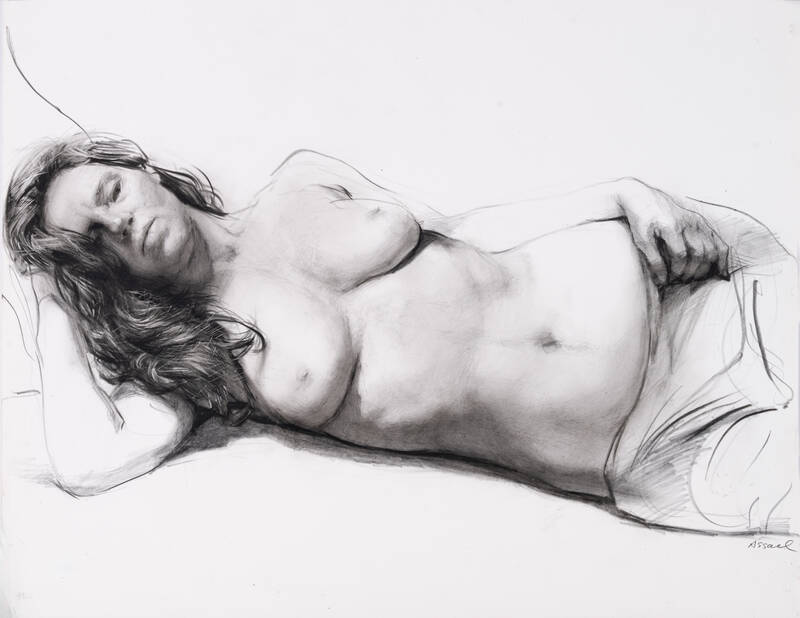Reclining Figure ... by Steven Assael